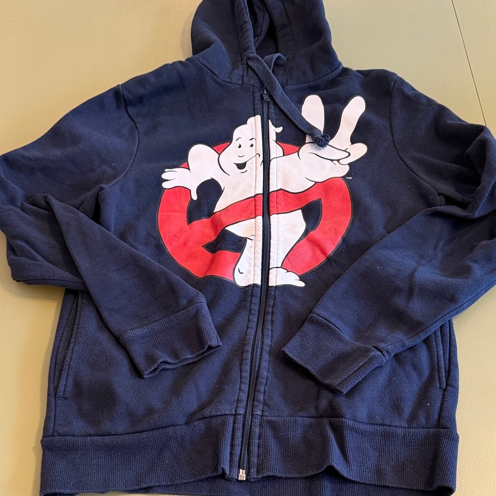 Mens Black Ghostbusters Hoodie